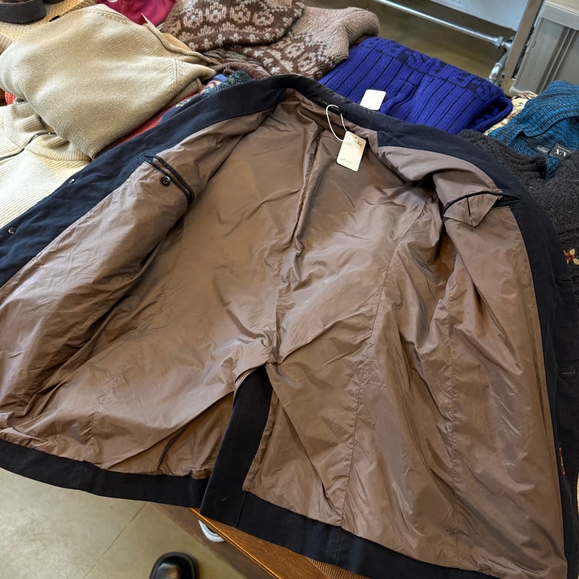 CP COMPANY 블랙 싱글벤트 포켓 블레이저 상품이미지4