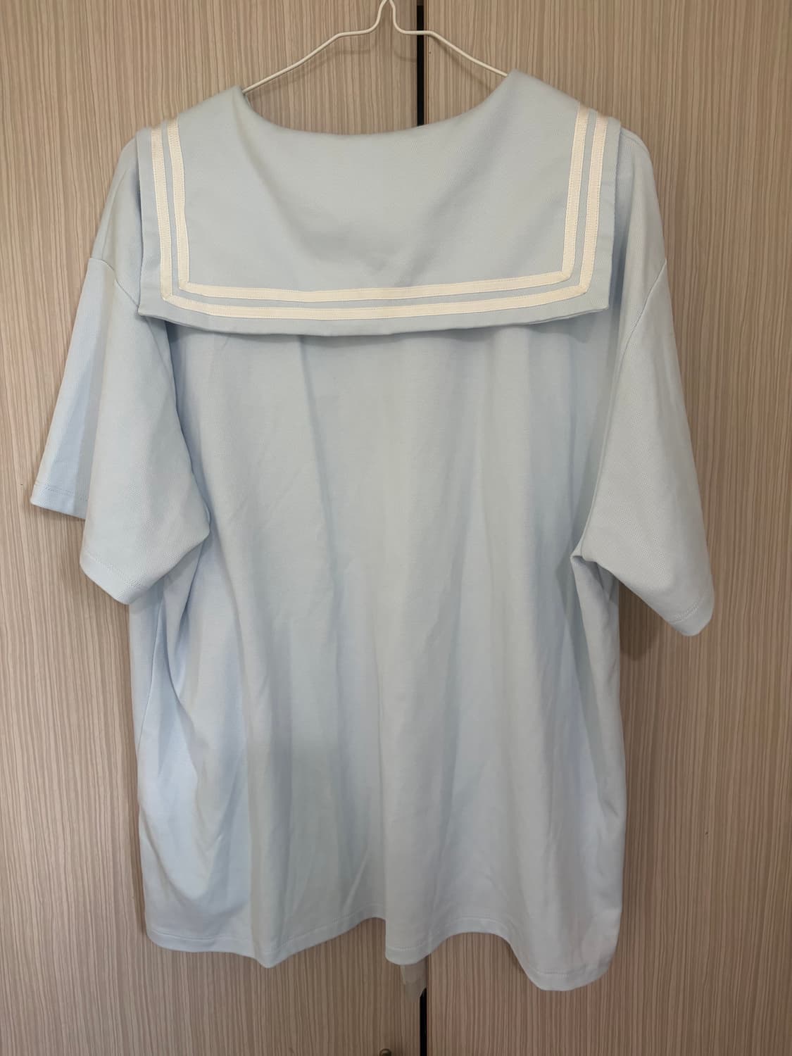 샵페어리 세일러 메쉬 루즈탑 원희착용 상품이미지3