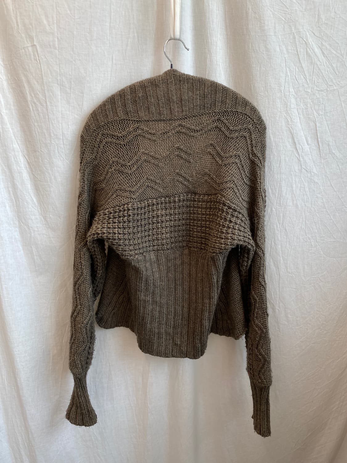 브라운 오픈 니트가디건(M-L) 상품이미지9