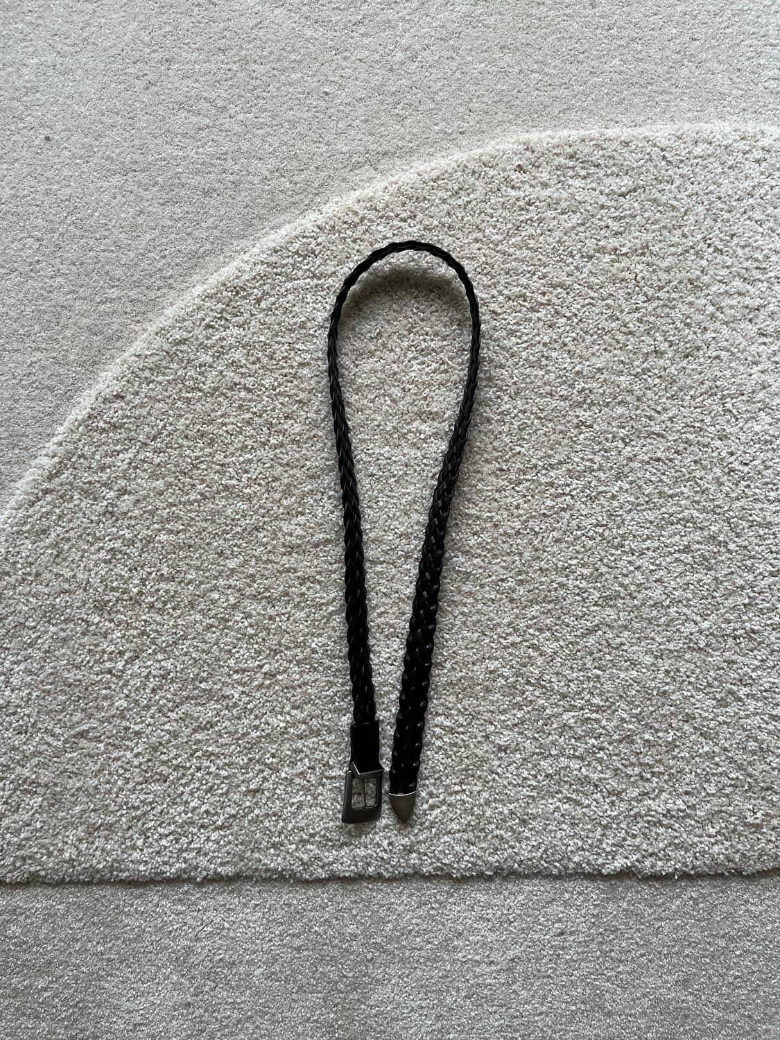 코펜하겐 핸드메이드 블랙 위빙 벨트 상품이미지4