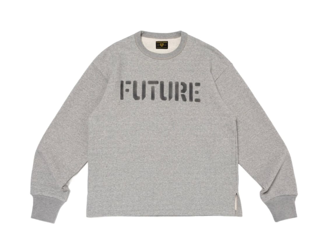 휴먼 메이드 밀리터리 스웨트셔츠 그레이 상품이미지1