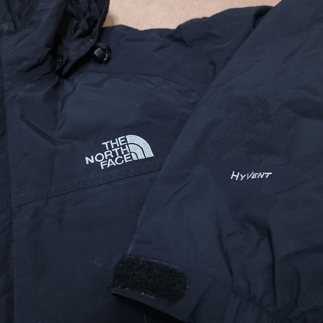  (내피 포함) 노스페이스 하이벤트 블랙 바람막이 상품이미지2