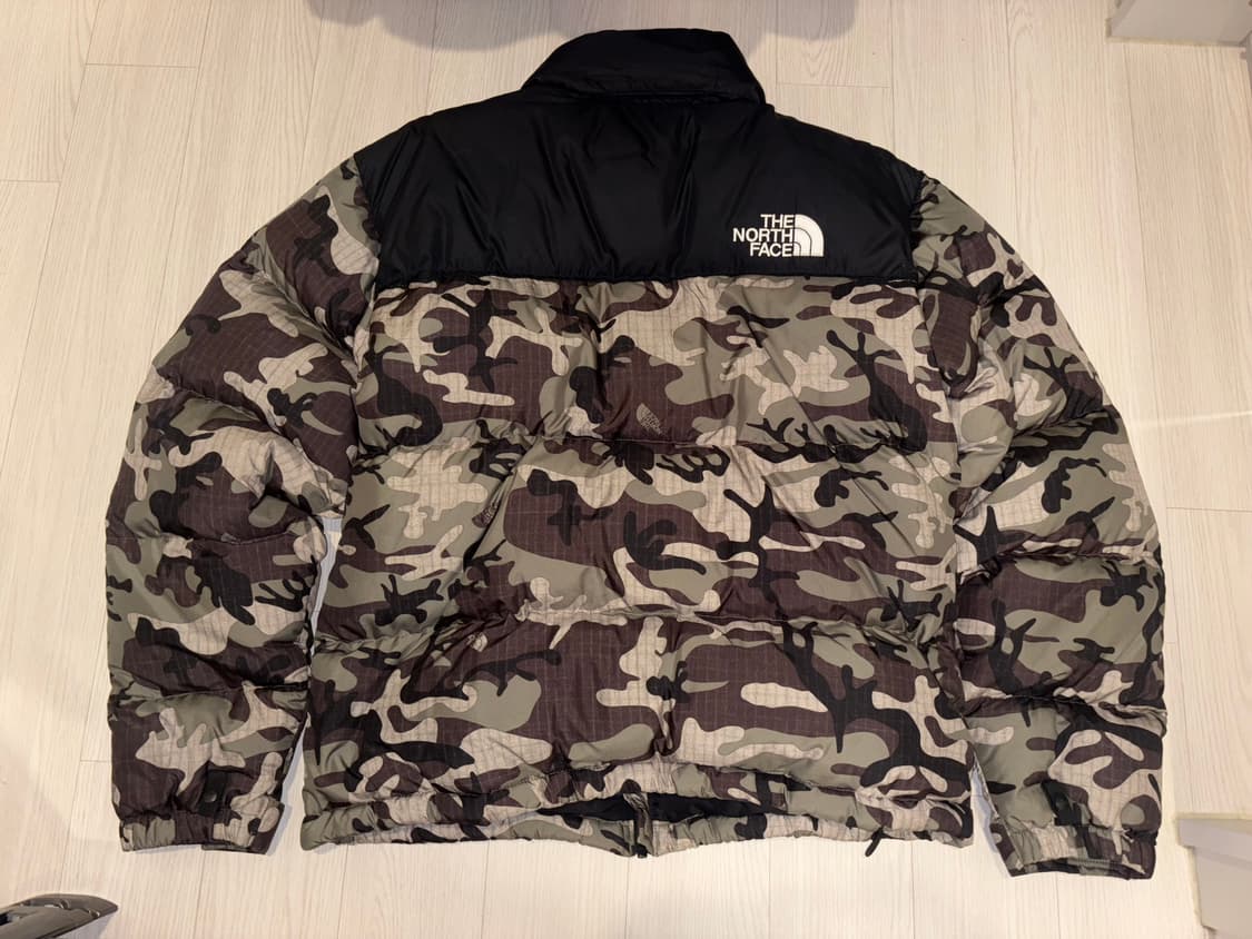 1996 Novelty Nuptse jacket woodland camo 상품이미지3