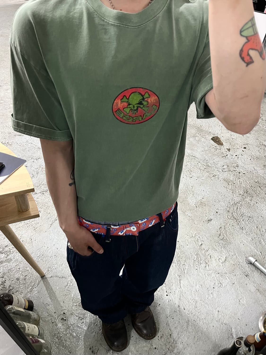 X-LARGE fade skull tee 상품이미지3