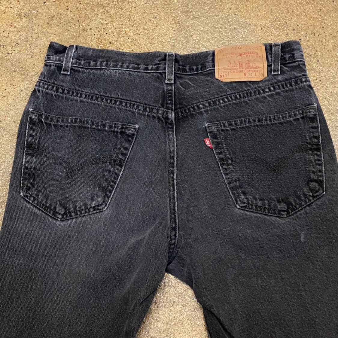 미국 빈티지 리바이스 517 블랙진 청바지 상품이미지3