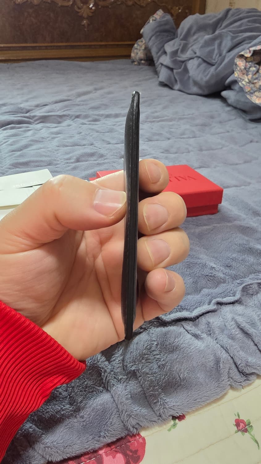 (정품) 발렌티노 VLTN 카드지갑/남녀공용/검정/개인/팝니다. 상품이미지6