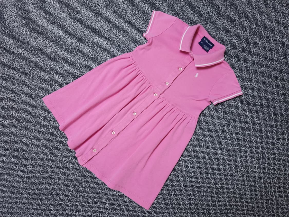 [무료배송][110]폴로 키즈 코튼 카라 원피스 상품이미지3