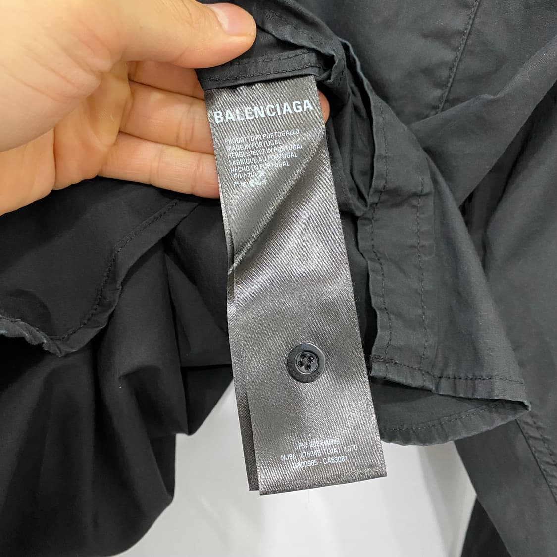 발렌시아가 빅로고 긴팔셔츠(XL) 상품이미지4
