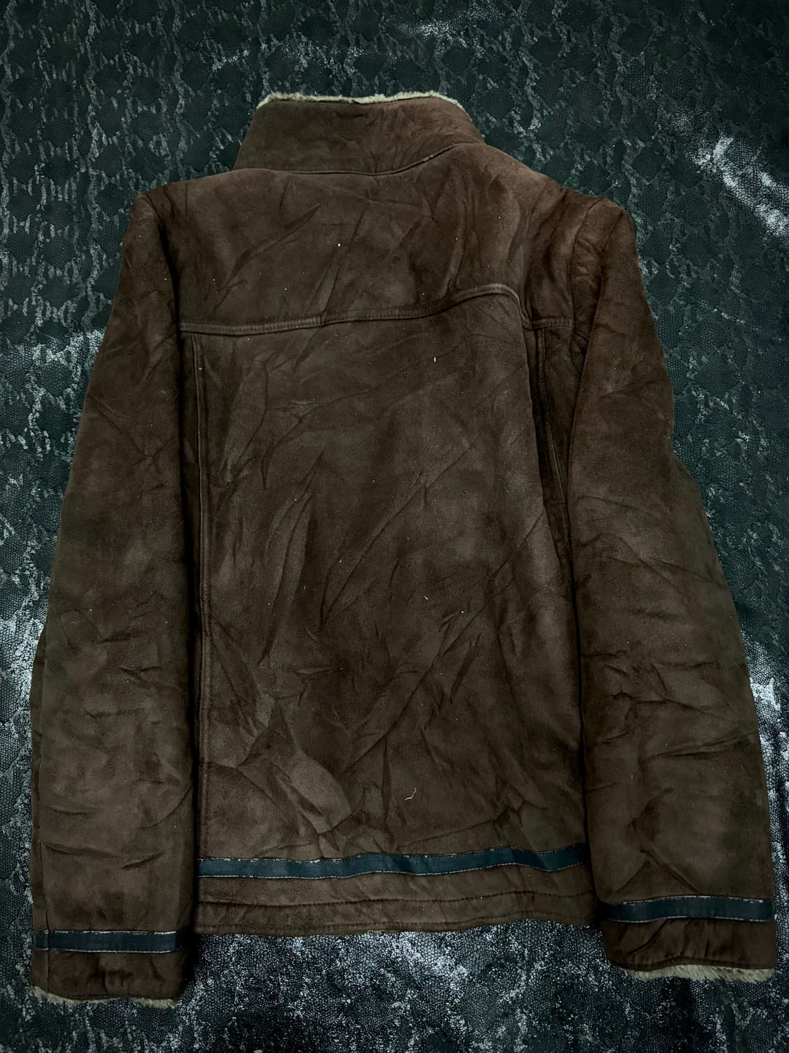 “Vintage” 00’s Brown Fur Trimming Simple 상품이미지9