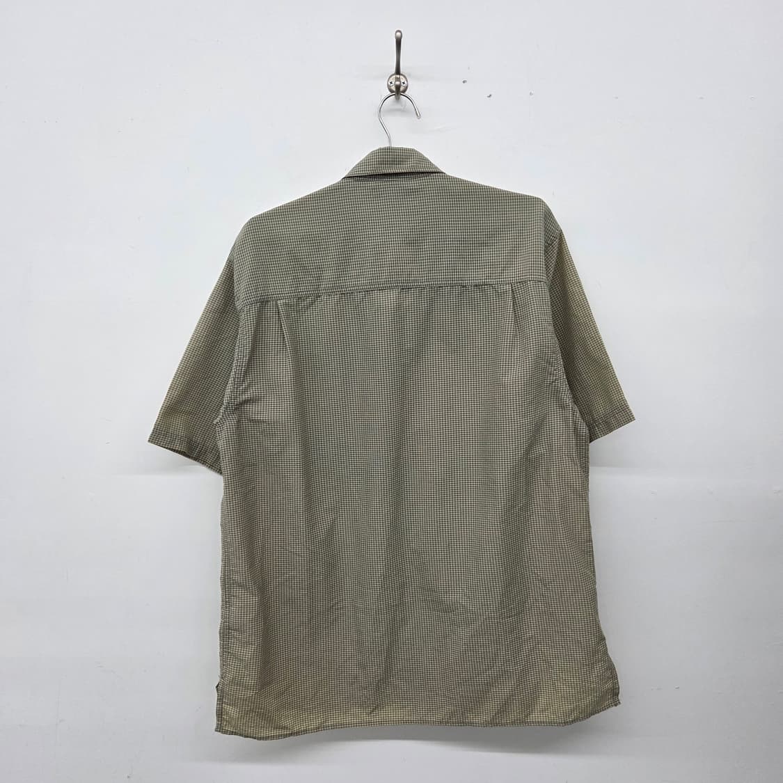 컬럼비아 빈티지 체크 반팔 셔츠 남성L 상품이미지5