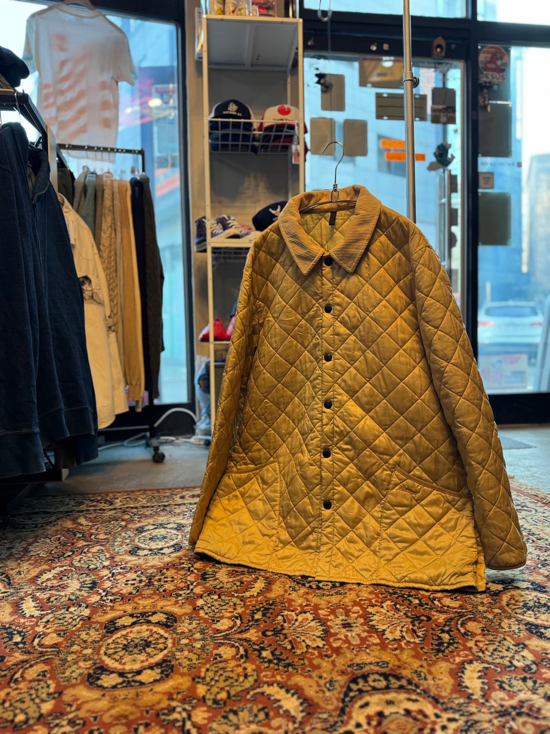 빈티지 바버 퀄팅 자켓 "XXL" (493) 상품이미지1