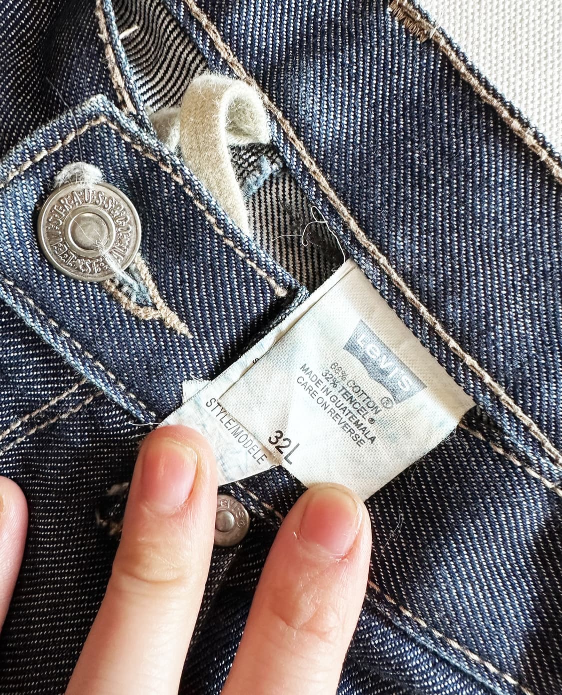 LEVI'S engineered blue w32 상품이미지10