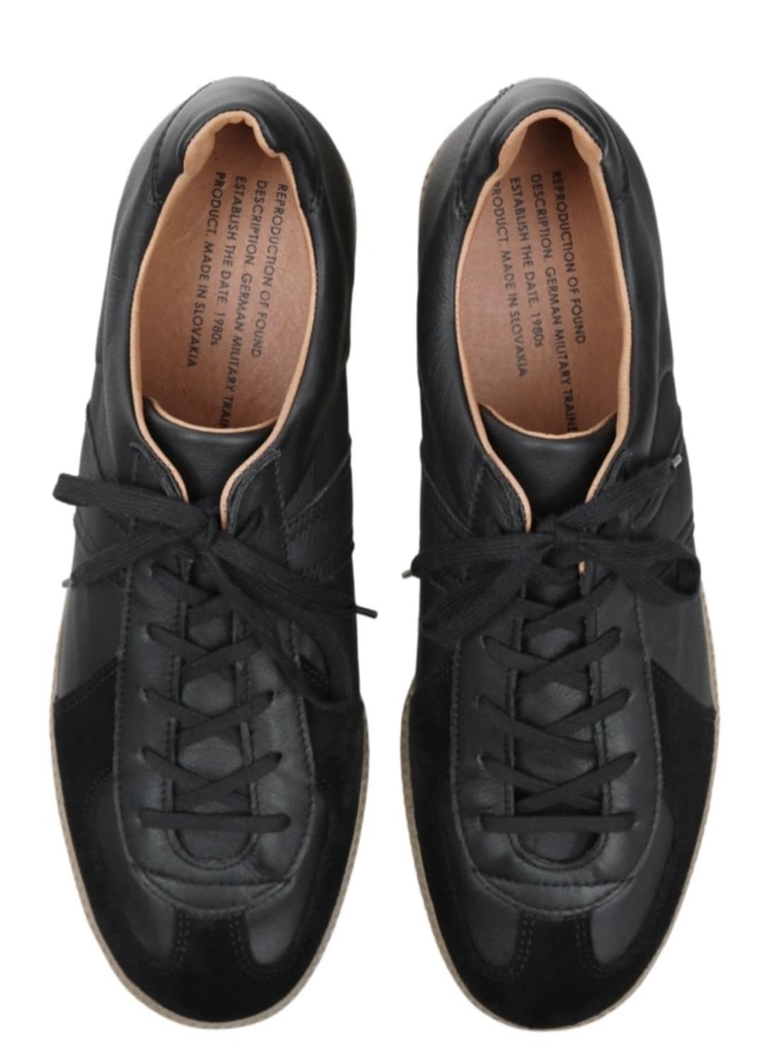 (ROF) 리프로덕션 오브 파운드 독일군 스니커즈 1700L 블랙 상품이미지4