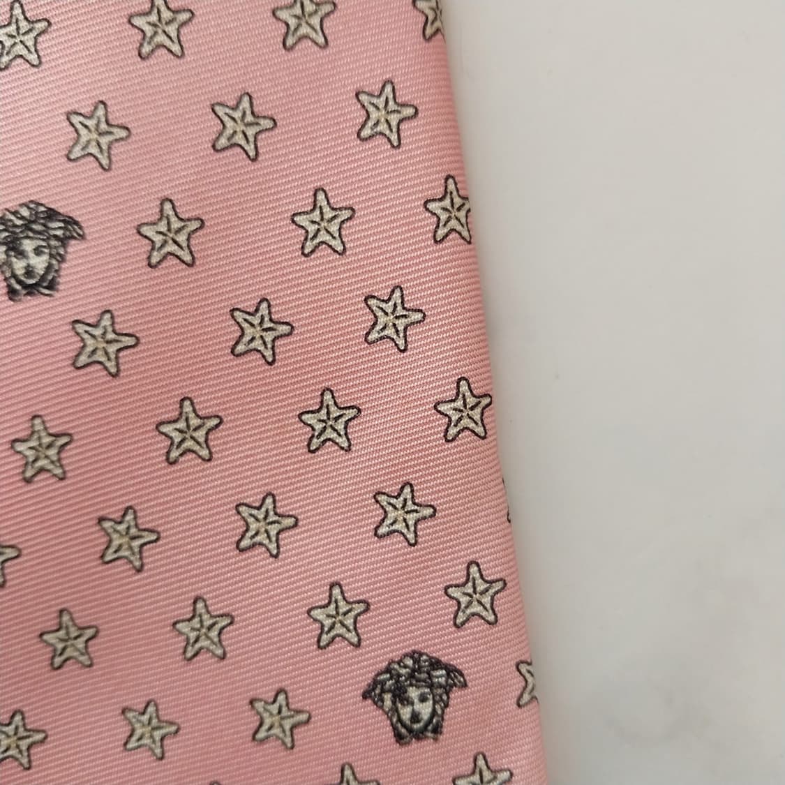 베르사체 실크 메두사 스타 패턴 넥타이 9.6cm A+~A등급 K1554 상품이미지8