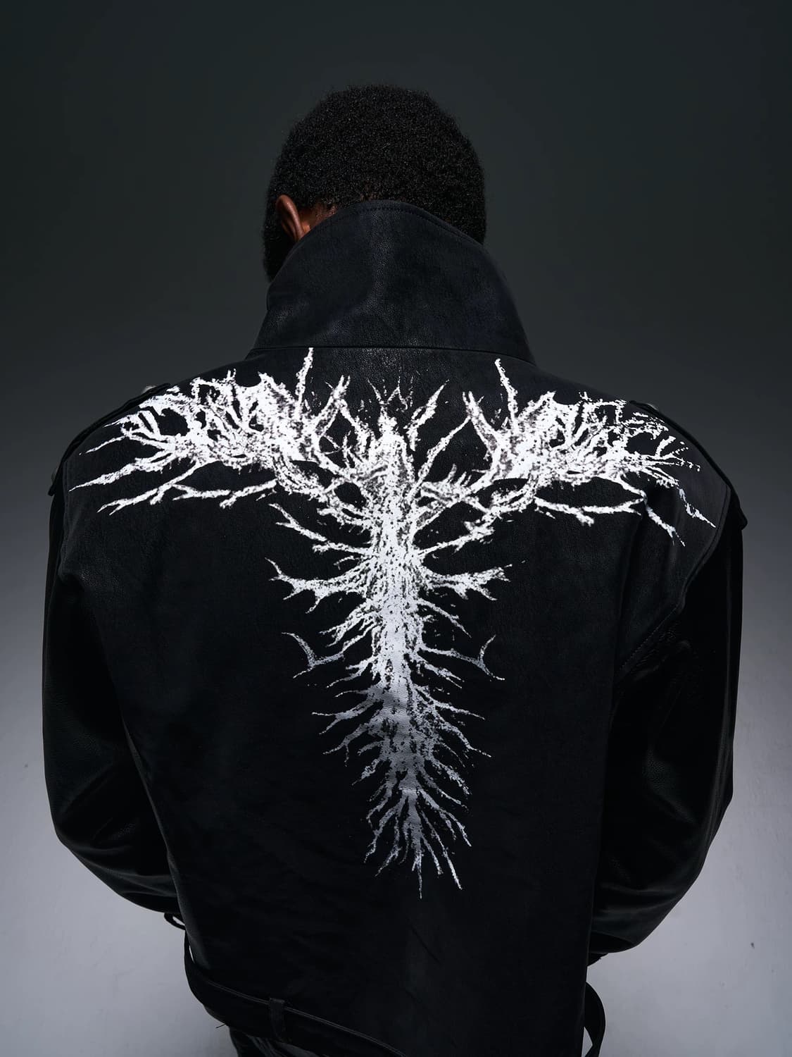 Opium Blackroot Shear Leather Jacket 상품이미지1