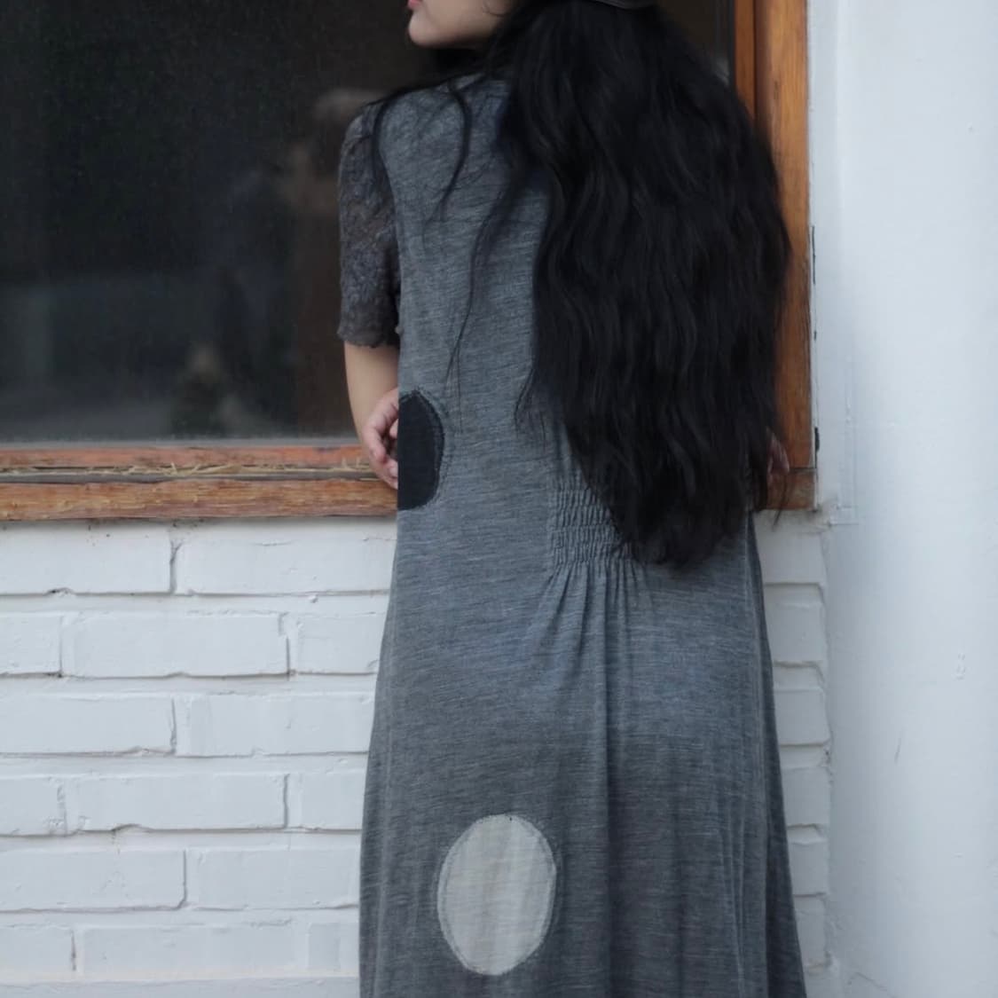 Polka Dot Ruched Dress 상품이미지4