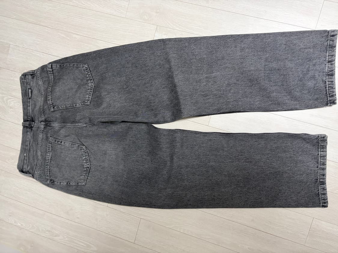 자라 와이드 그레이 워싱 데님 팬츠 29 상품이미지2