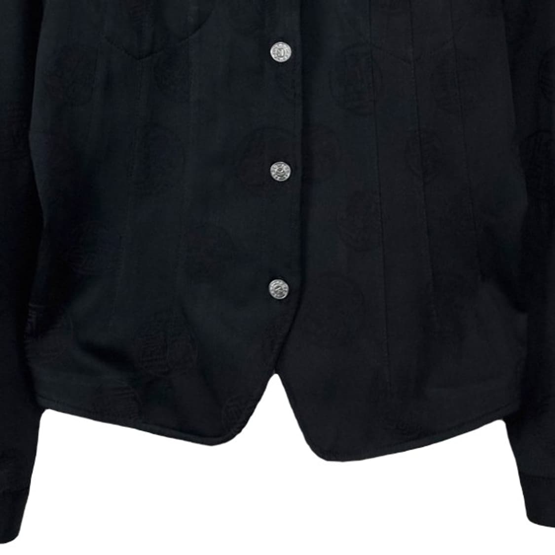 [겐조] 멀티 패턴 드레시드 트커러 자켓 블랙 P01571 상품이미지5