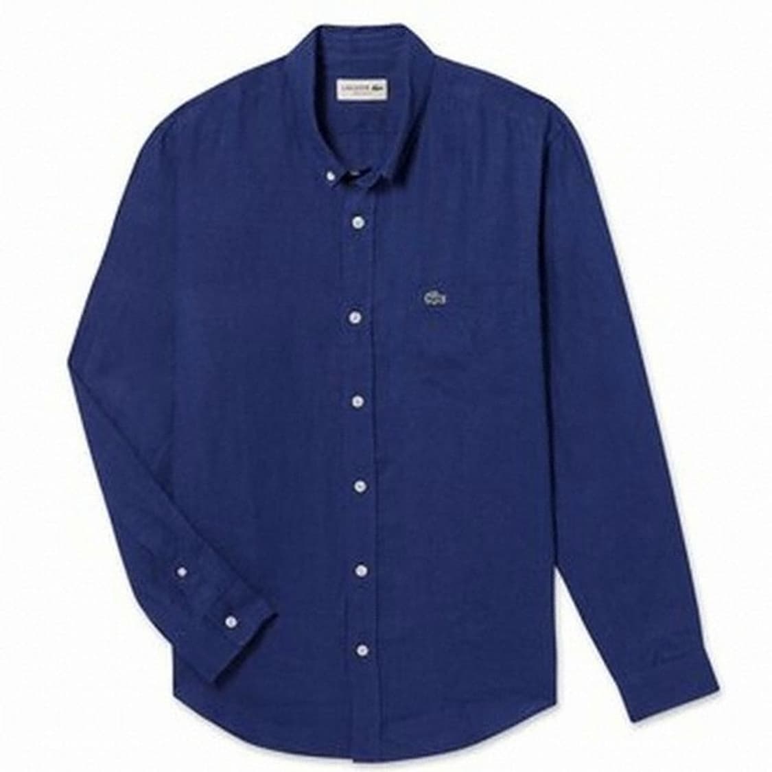 L 라코스테 레귤러핏 린넨 가먼트워싱 셔츠 남방 상품이미지1