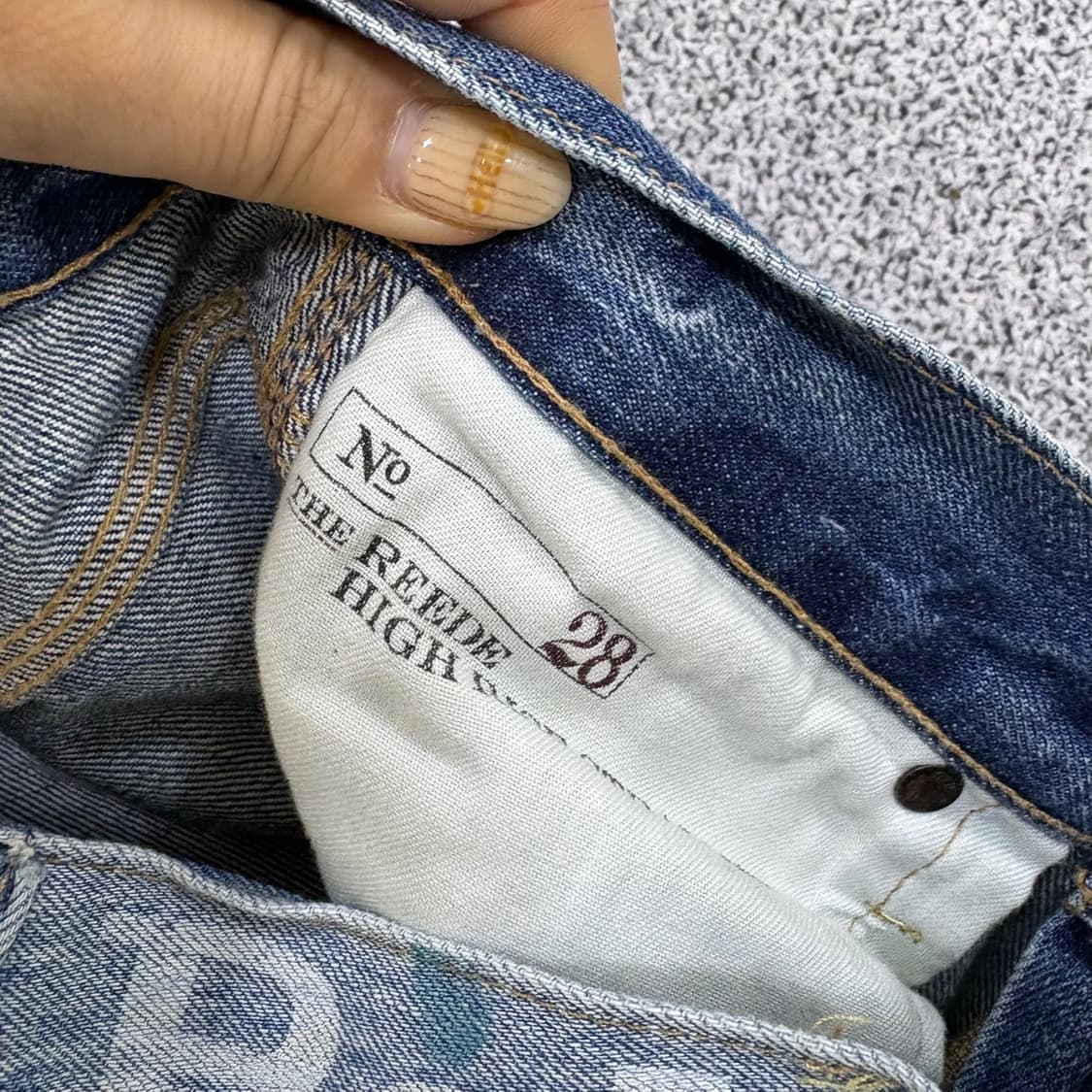 28 폴로 랄프로렌 페인트 데님 청바지 0423J 상품이미지4