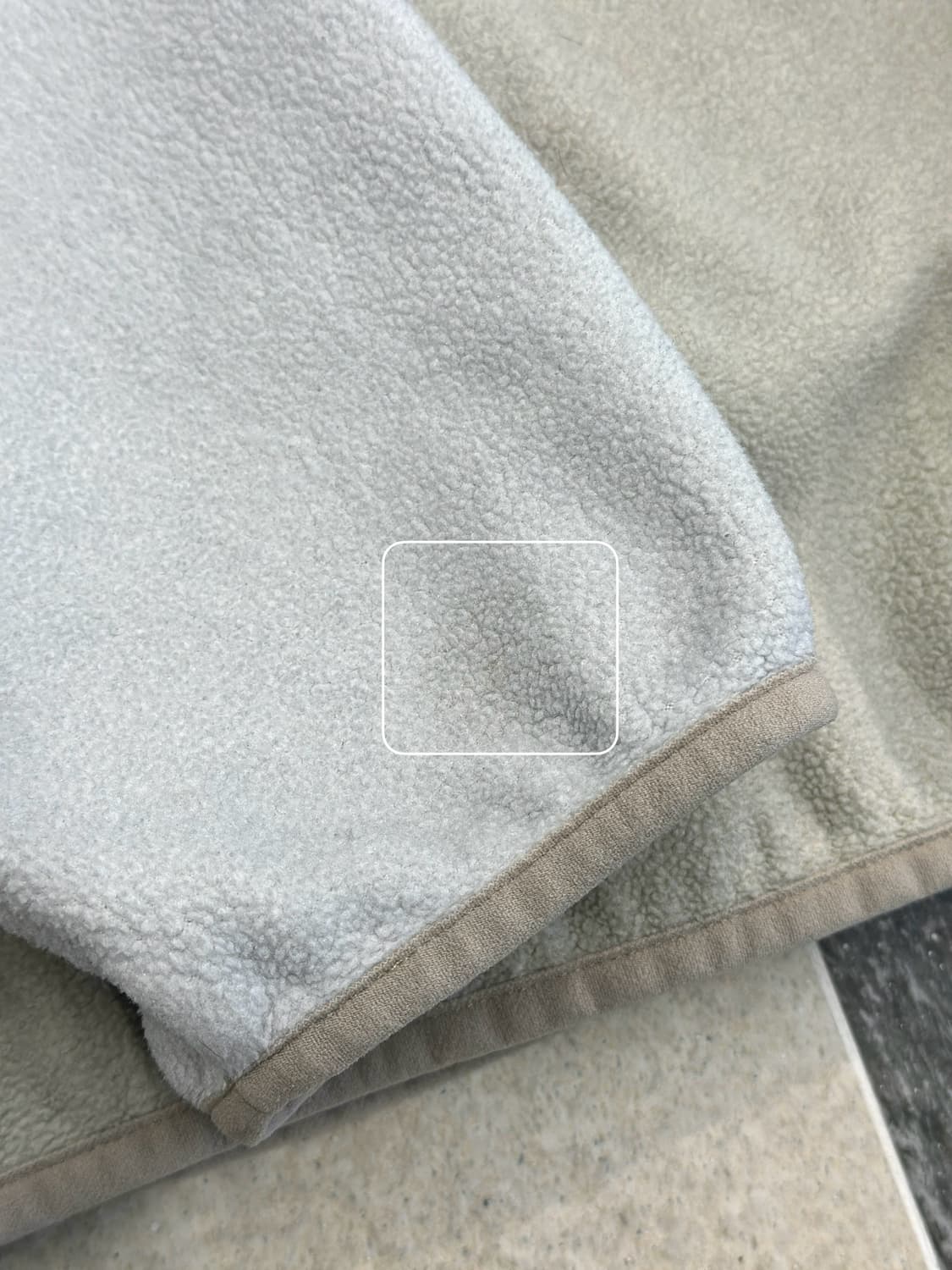 파타고니아 신칠라 그레이/베이지 스냅 플리스 상품이미지9