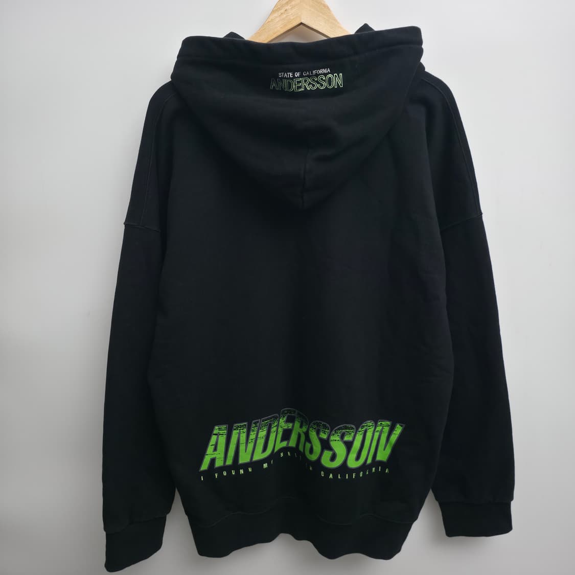 [XL] 앤더슨벨 블랙 후드티 상품이미지4