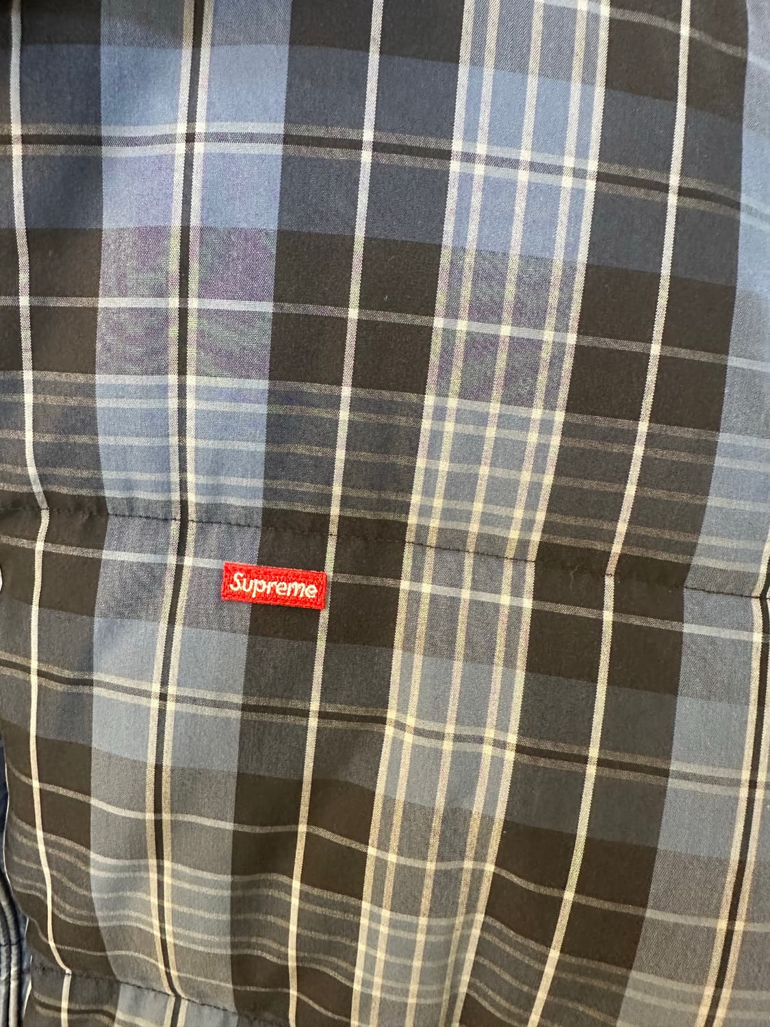 슈프림 체크 푸퍼 패딩 자켓 상품이미지3