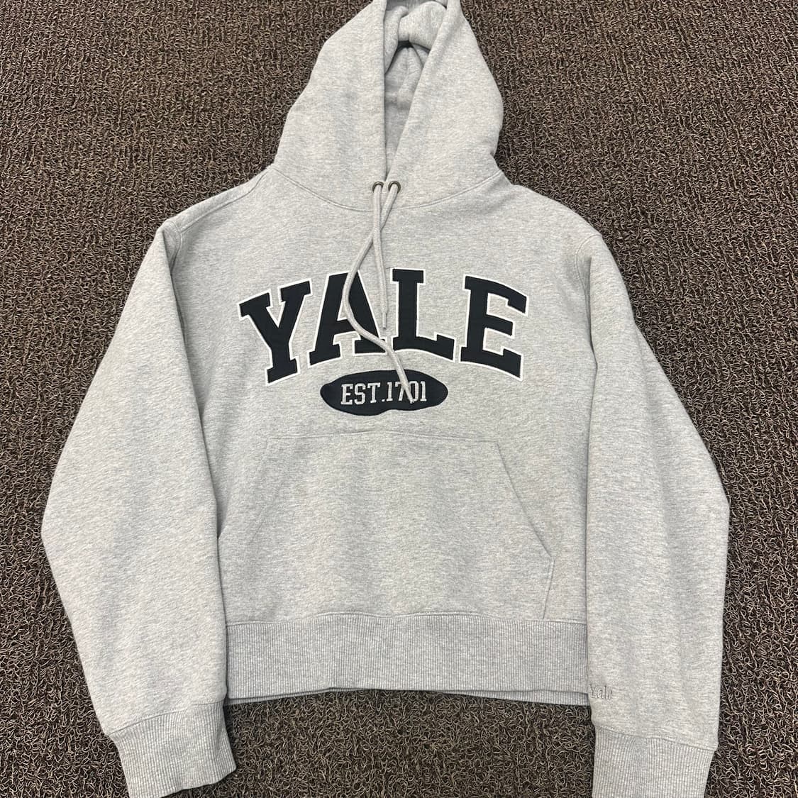 YALE 예일 여성 후드티셔츠 그레이 S 상품이미지1