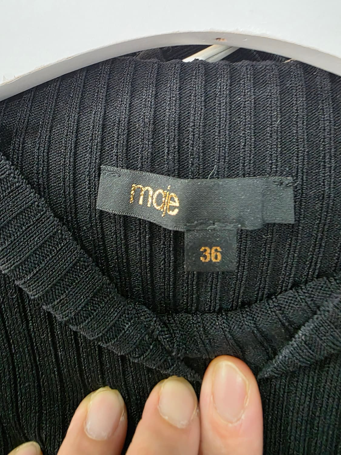 마쥬 여성 반팔 니트 원피스 상품이미지3