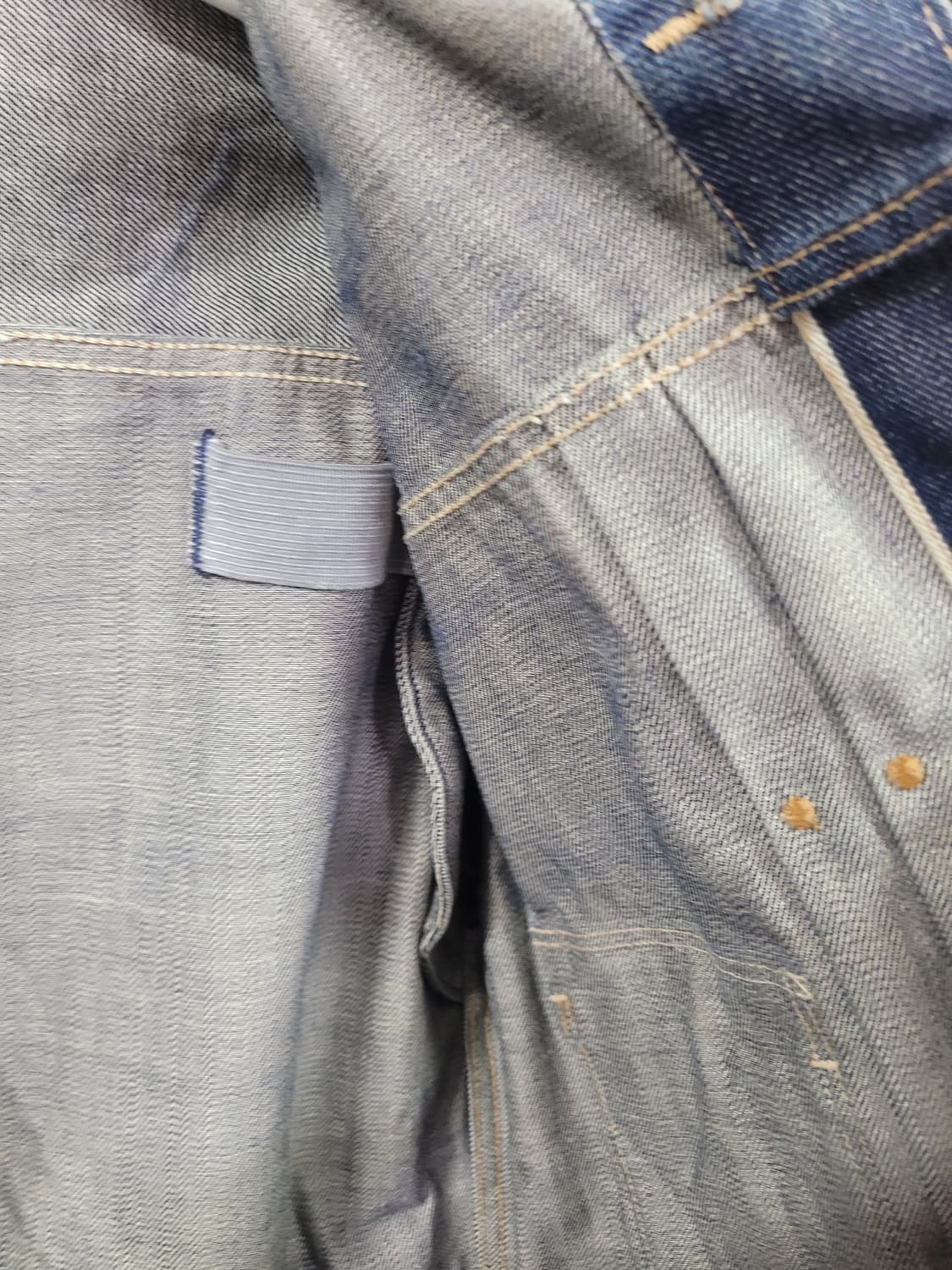 랭글러  11MJ 빈티지  아카이브 셀비지 레드라인 데님자켓  상품이미지6