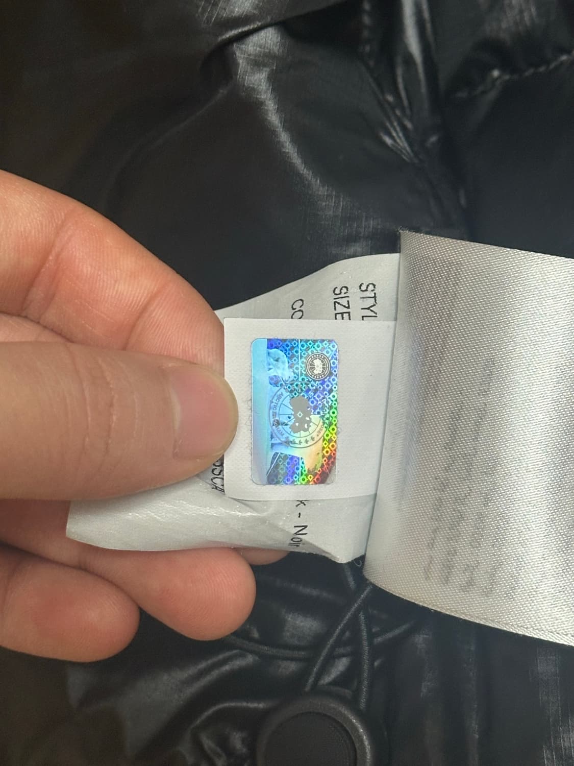 캐나다구스 크로프턴 다운 후디 블랙 상품이미지5