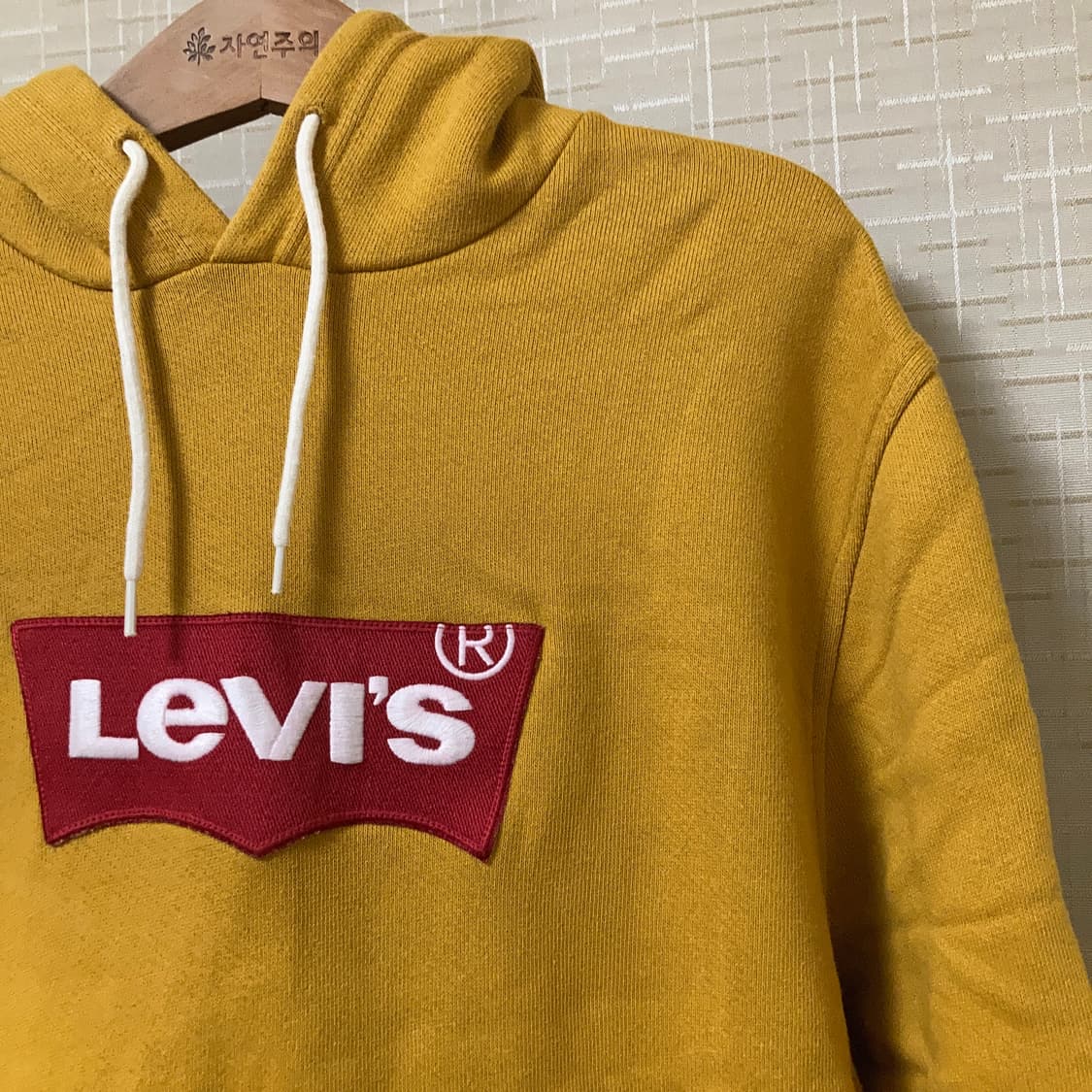 남녀공용 리바이스 머스터드컬러 후드티 상품이미지5