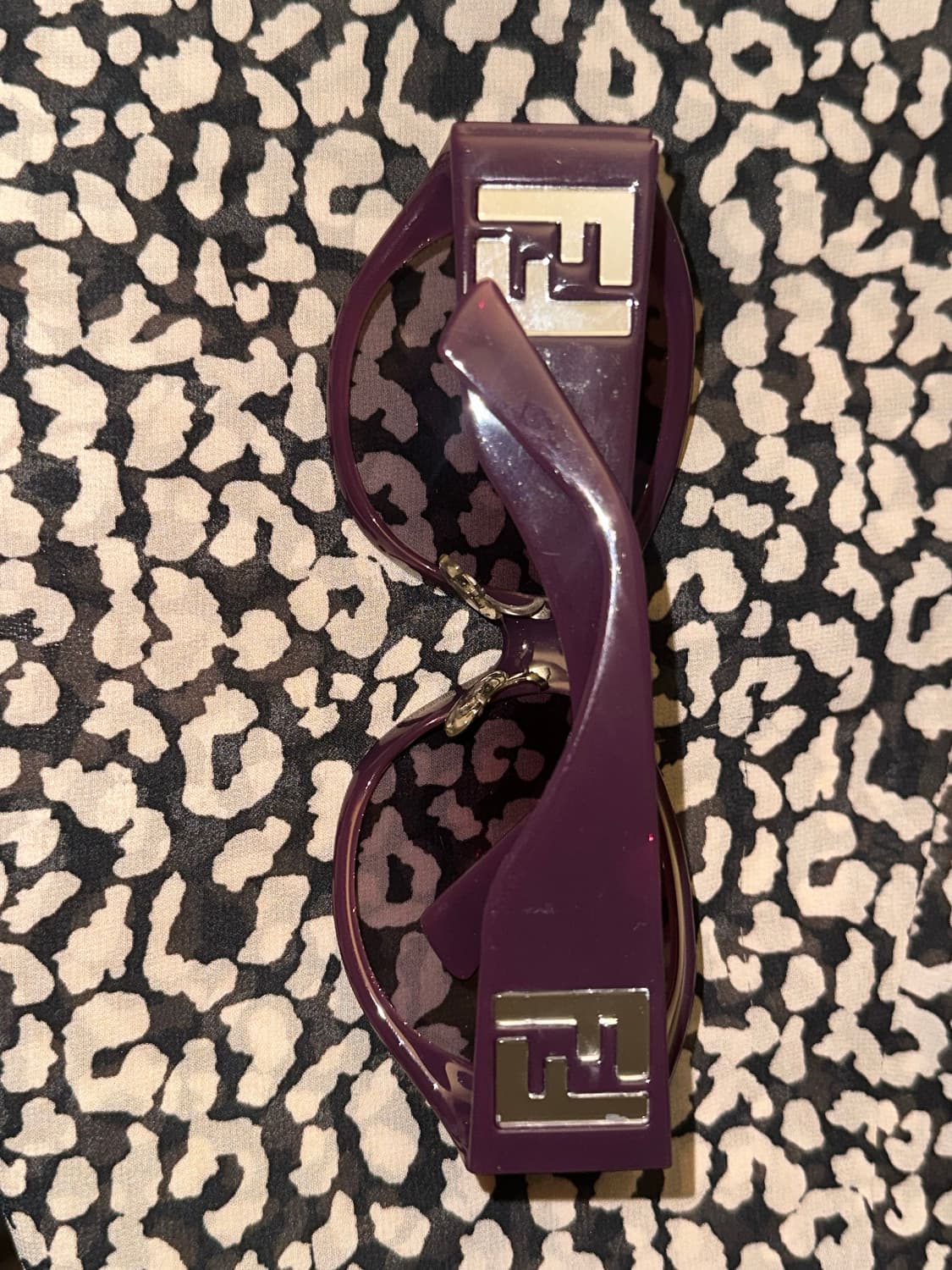 펜디 퍼플 버건디 선글라스 상품이미지3