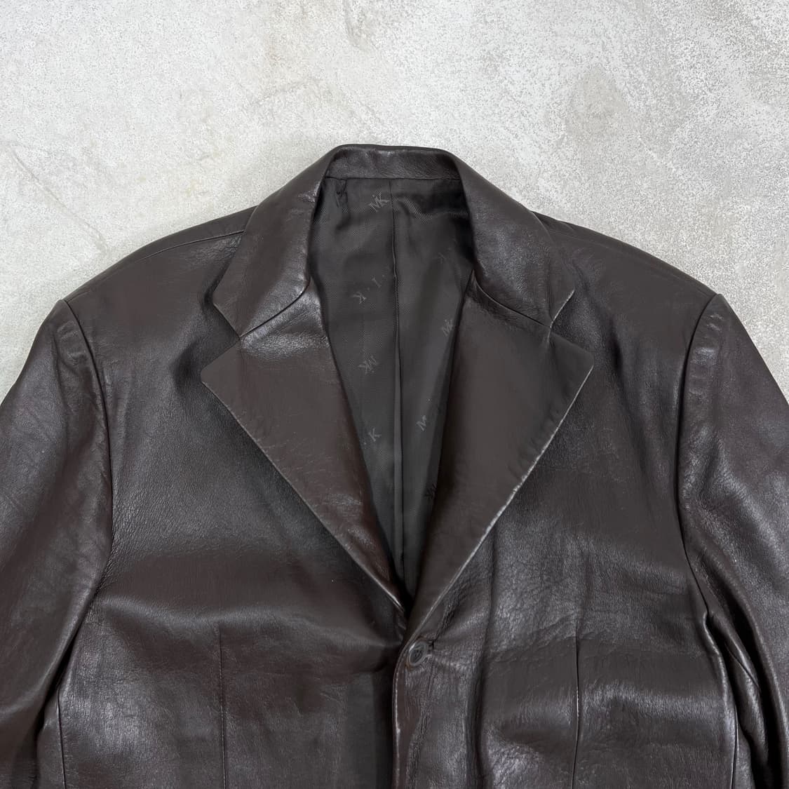 Patrizia_Pelli 가죽 블레이저 상품이미지2