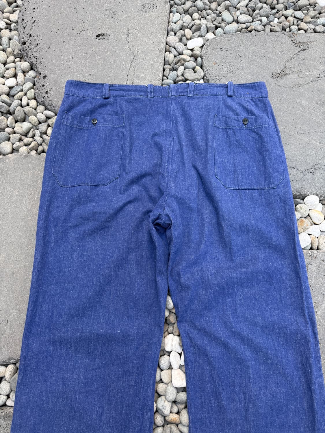 1970s FRENCH WORK DENIM WIDE 데님 프렌치워크팬츠 상품이미지8