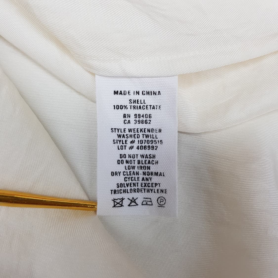 띠어리(Theory) 트리아세테이트 베이직 셔츠 P사이즈 상품이미지7