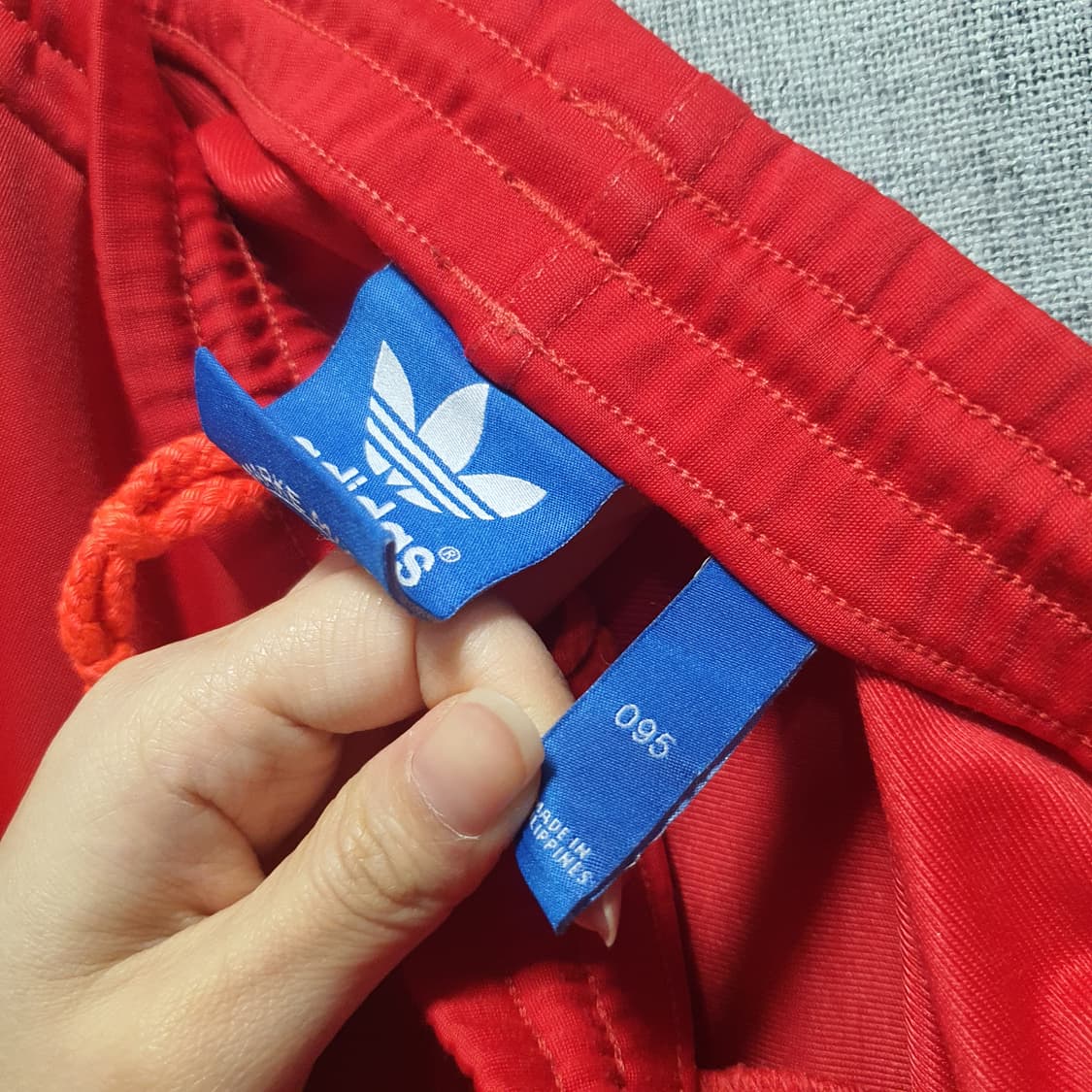아디다스 레드파이어버드 오렌지 삼선 트랙탑 팬츠  상품이미지5