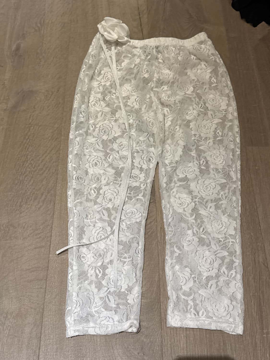 kimyo 레이스 플로럴 팬츠 레깅스 상품이미지1