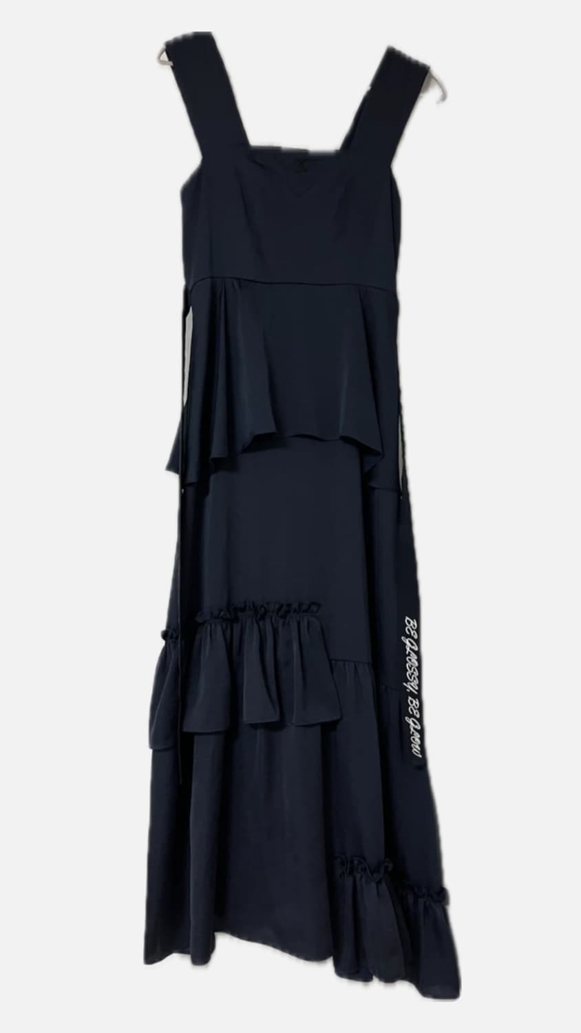 it micha 네이비 프릴 원피스 상품이미지2