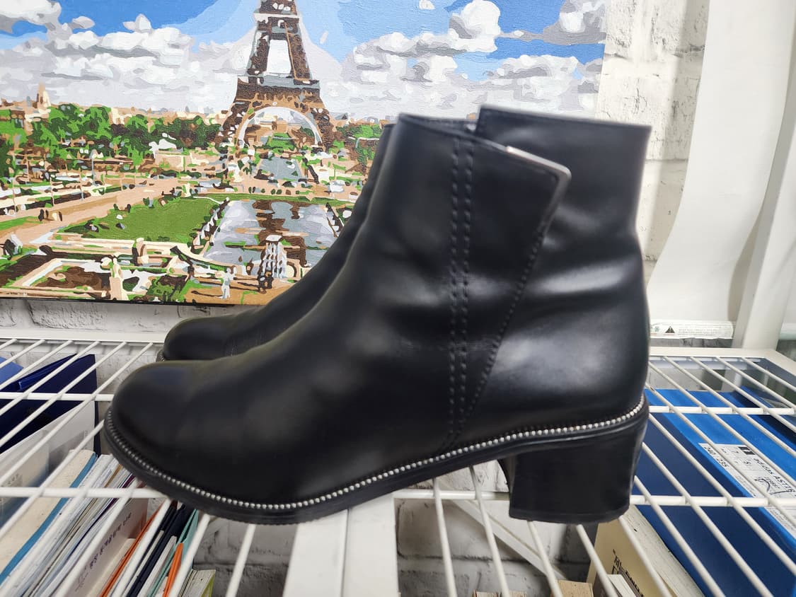 탠디 여성앵클부츠 250 블랙 가죽부츠 HD27 상품이미지5