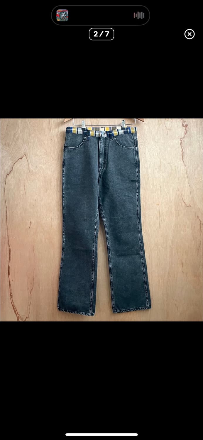 엔할리우드 체크 벨트 팬츠 상품이미지2