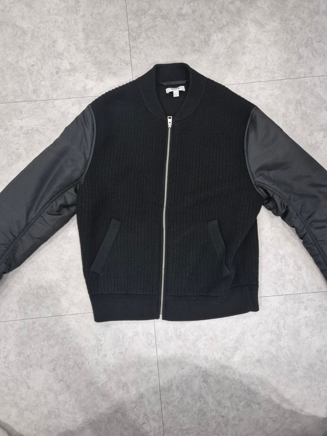 [S] COS 메리노 울 패널 보머 재킷 상품이미지3