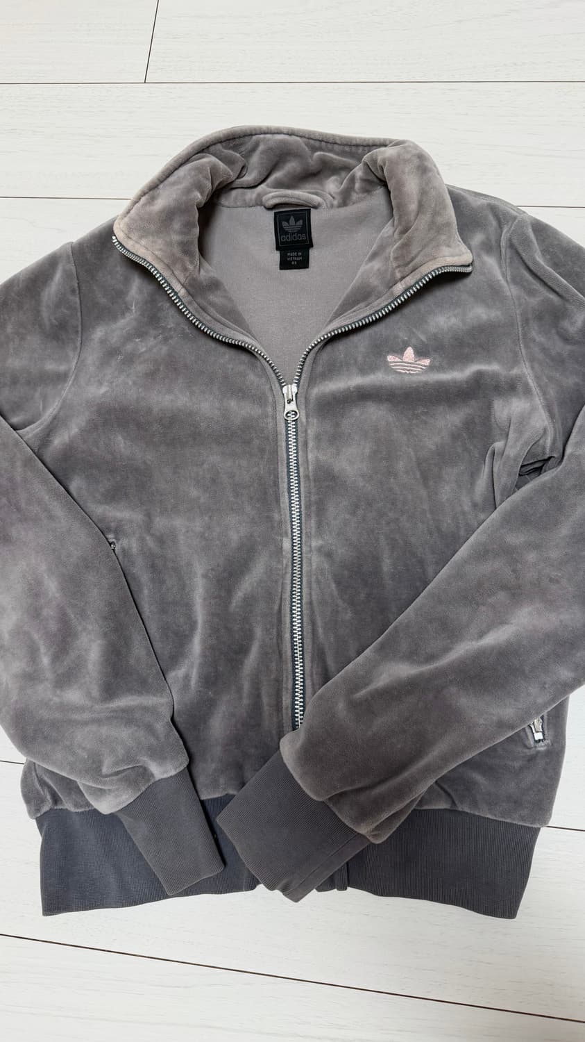 아디다스 차콜 핑크 벨벳 져지 상품이미지2