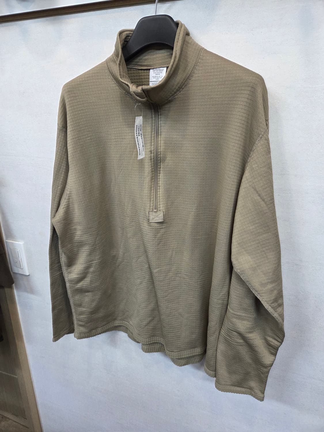 밀리터리 미군 cold weather 반집업 기모 긴팔 xxl 레귤러  상품이미지5