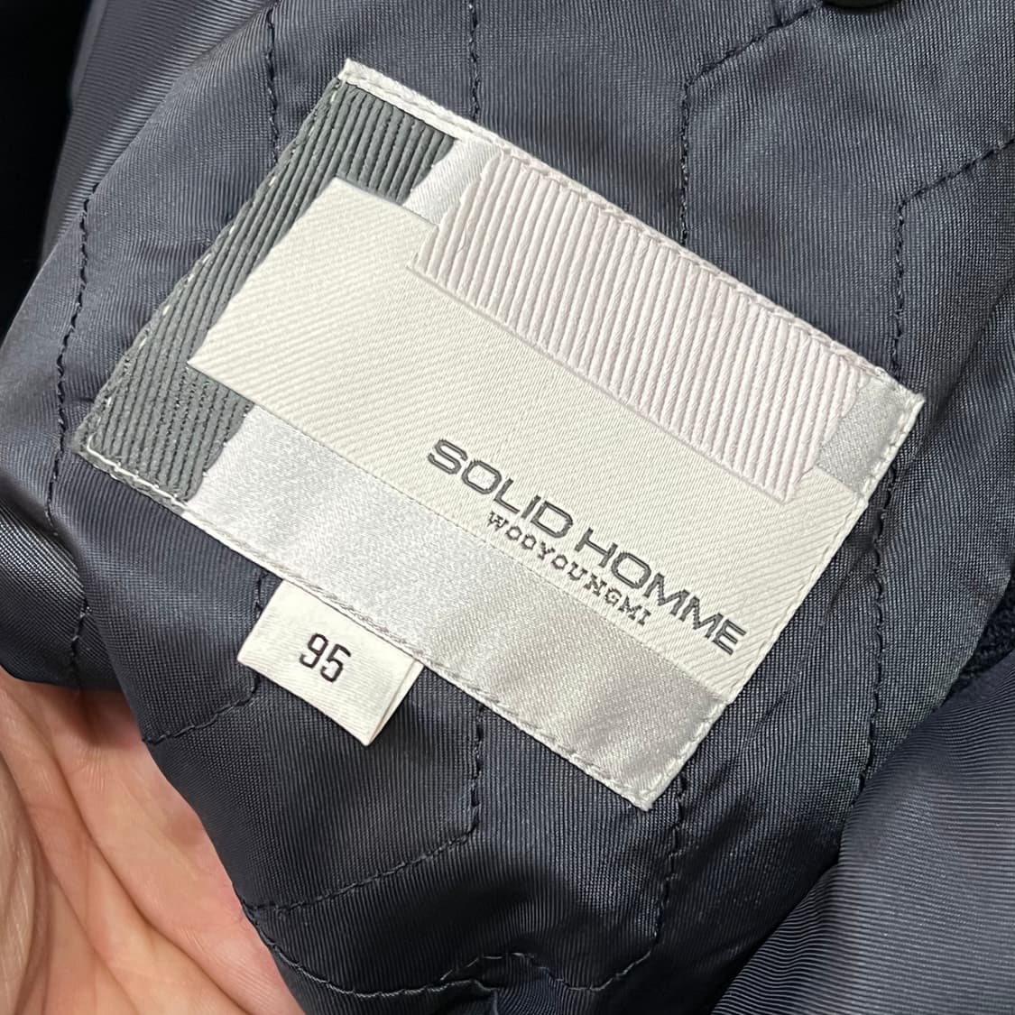  솔리드 옴므 하이넥 코트 y14626 상품이미지6