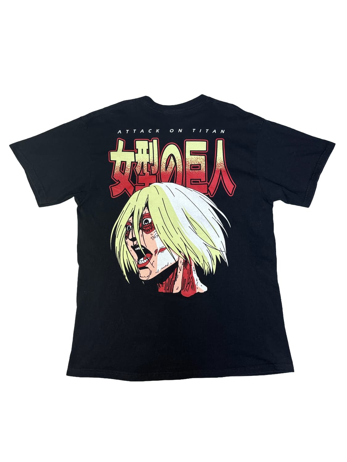 빈티지 진격의 거인 파이널시즌 여성형 거인 그래픽 티셔츠 L 상품이미지4