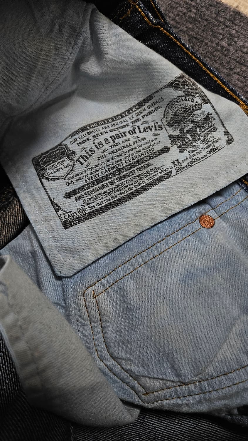 리바이스 501 오리지널 스트레이트핏 데님 팬츠(급처) 상품이미지4