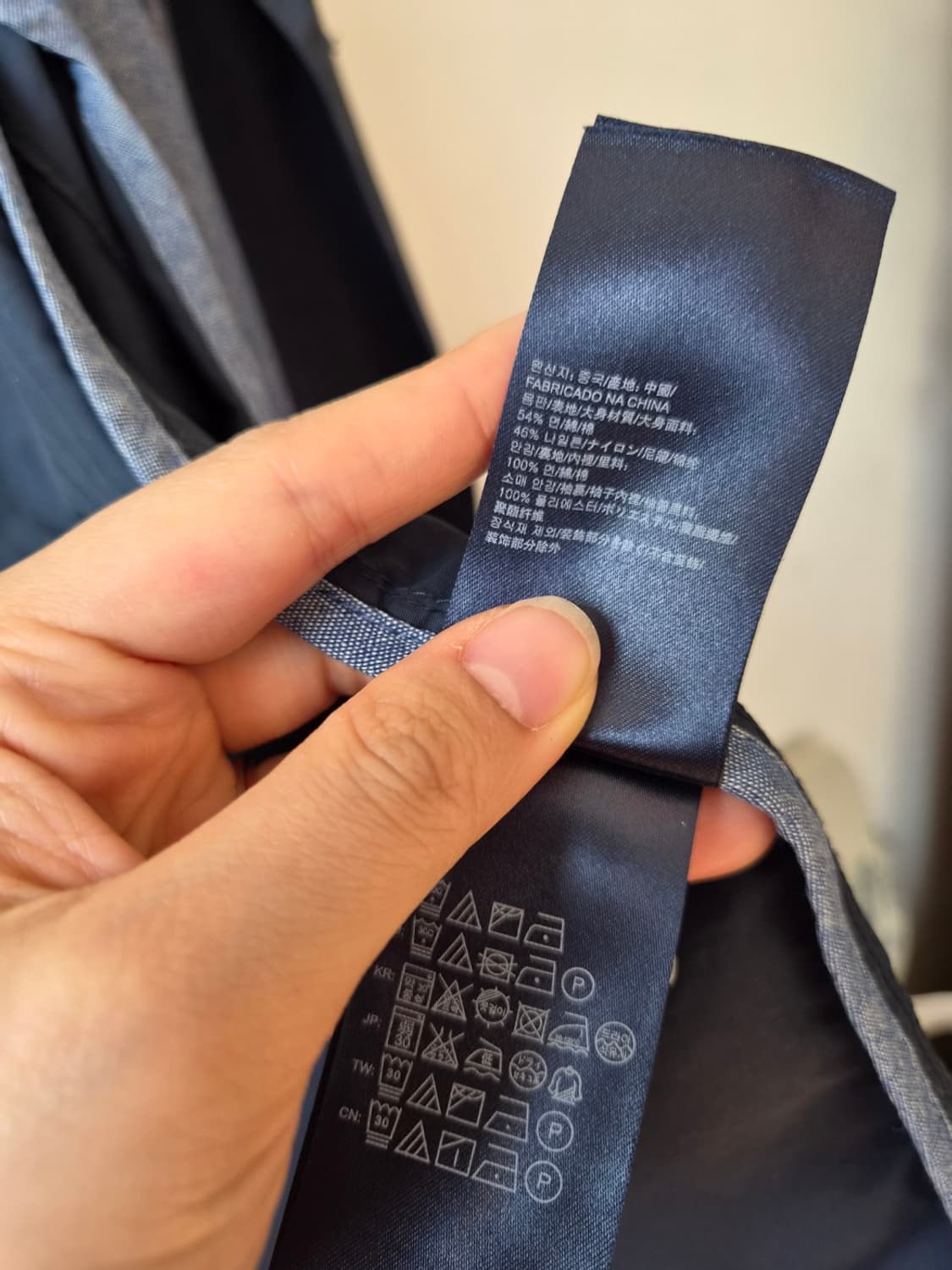 타미힐피거 남성 네이비 트렌치하프코트
 상품이미지8