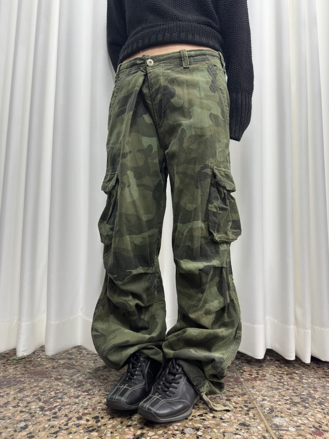 camo corduroy cargo pants 상품이미지3