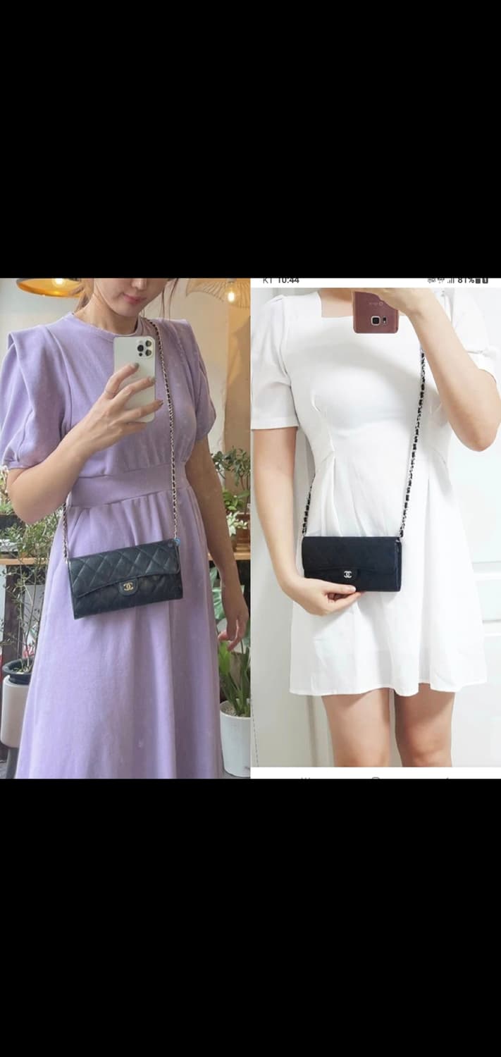 (미사용)샤넬 캐비어 지갑/장지갑 새상품급 정품(감정O) 상품이미지3